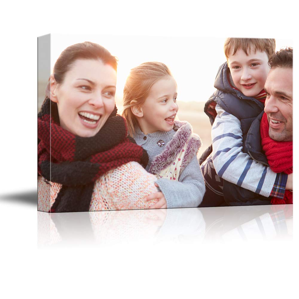 Nwt Custom Canvas Prints With Your Photos For Family, Personalized Canvas Pictures For Wall To Print Framed 16X20 Inches