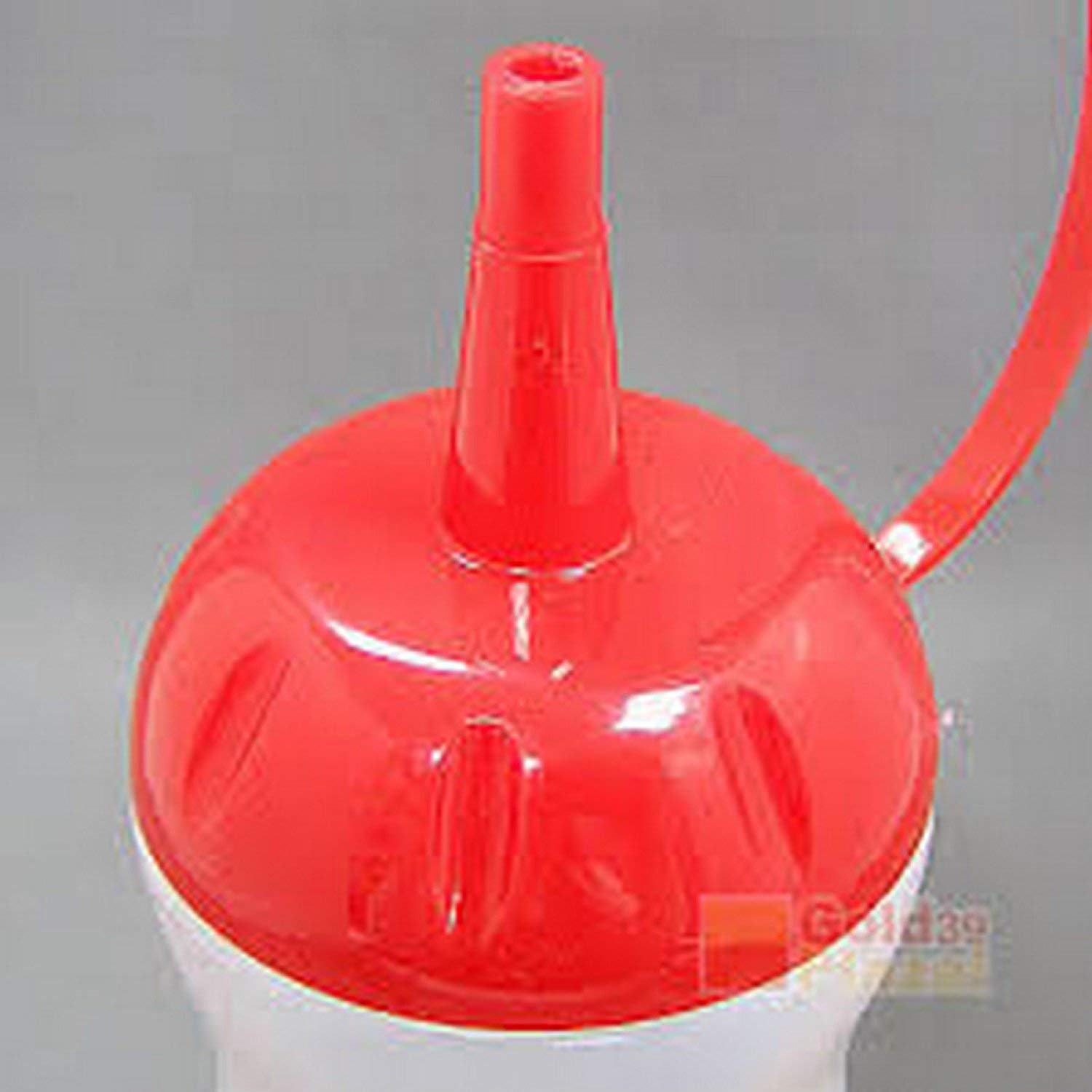 Japanbargain, Japanese Squeeze Bottle Squirt Condiment Bottles Ketchup Bottle With Twist On Cap Lids Made In Japan, Red Cap, 2 P