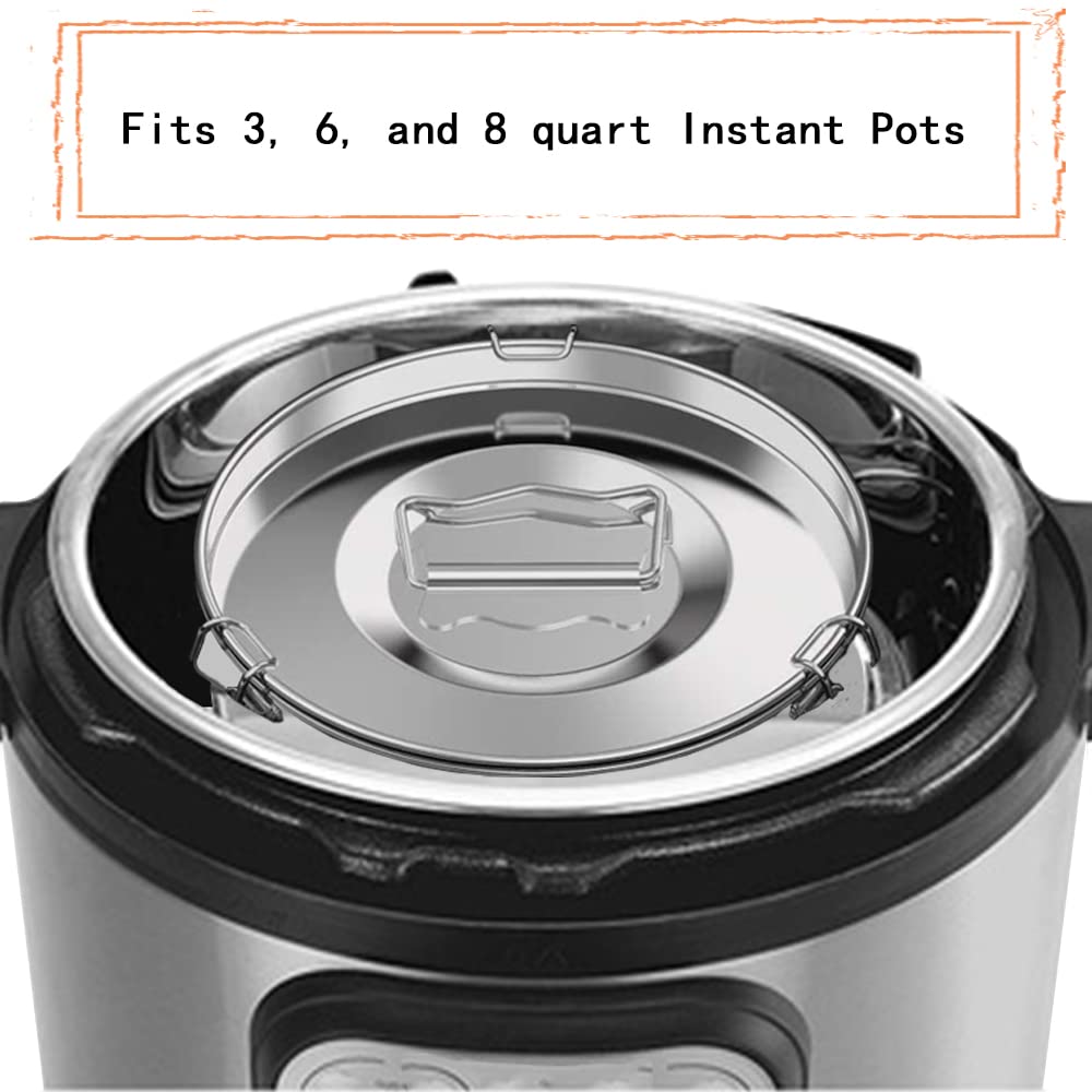 Stainless Steel Flan Mold 1.6QT  Flan Pan for Instant Pot 6QT  Mexican Design Flanera Flan Maker  Molde Para Flan  Silver