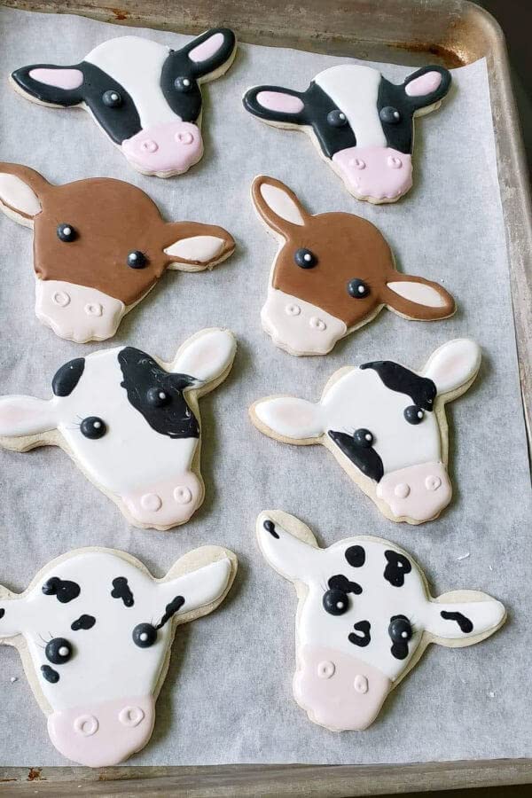 Cow Face/Steer Head 5.25 Inch Cookie Cutter From The Cookie Cutter Shop - Tin Plated Steel Cookie Cutter - Made In The Usa