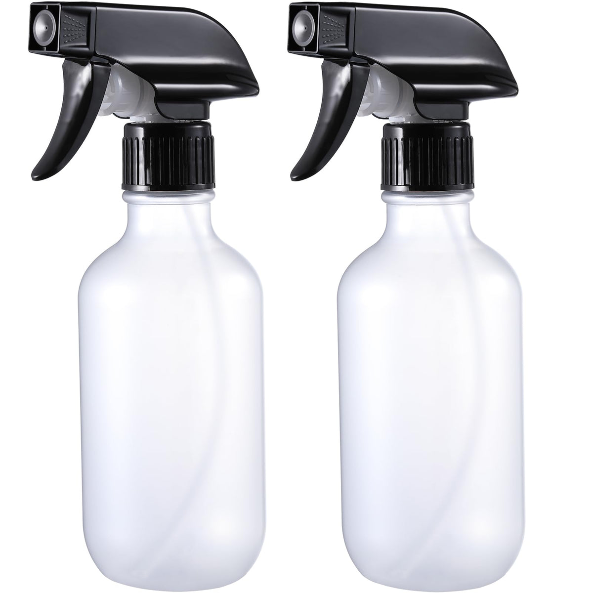 Geartrust Water Spray Bottle For Hair, Frosted Clear Plastic Small Squirt Bottle With Adjustable Mist/Stream, Refillable Empty M