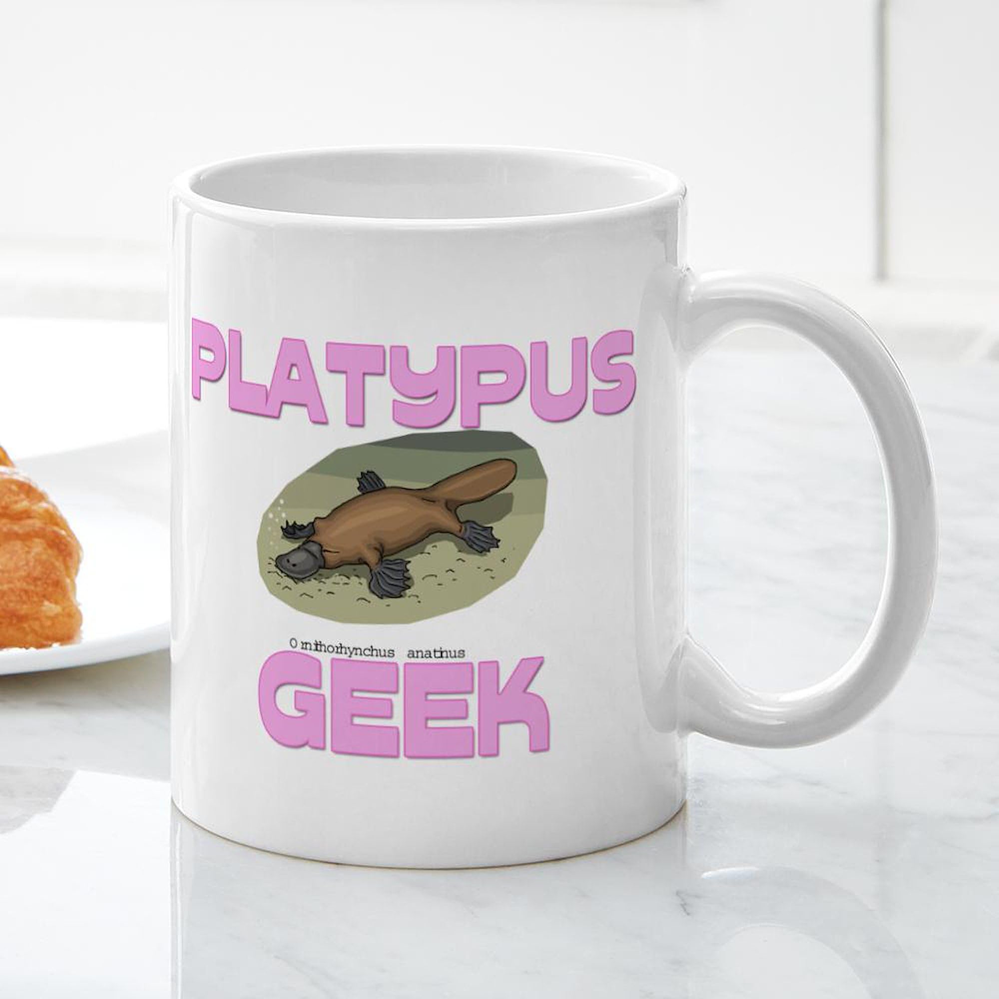 CafePress Platypus Geek Mug 11 oz (325 ml) Ceramic Coffee Mug