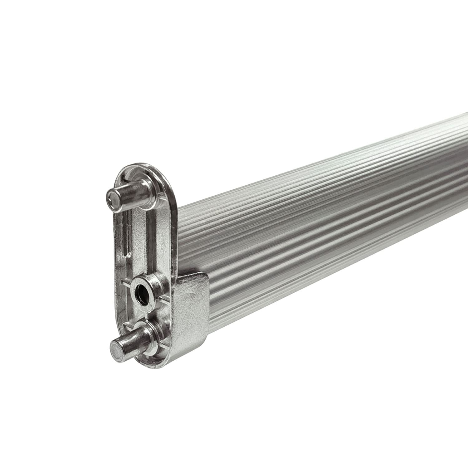 Hdbonemu 8Pcs Closet Rod Bracket 15Mm X 30Mm Oval Closet Rod End Supports (Single Hole) With Rear Facing 6.5Mm Pins