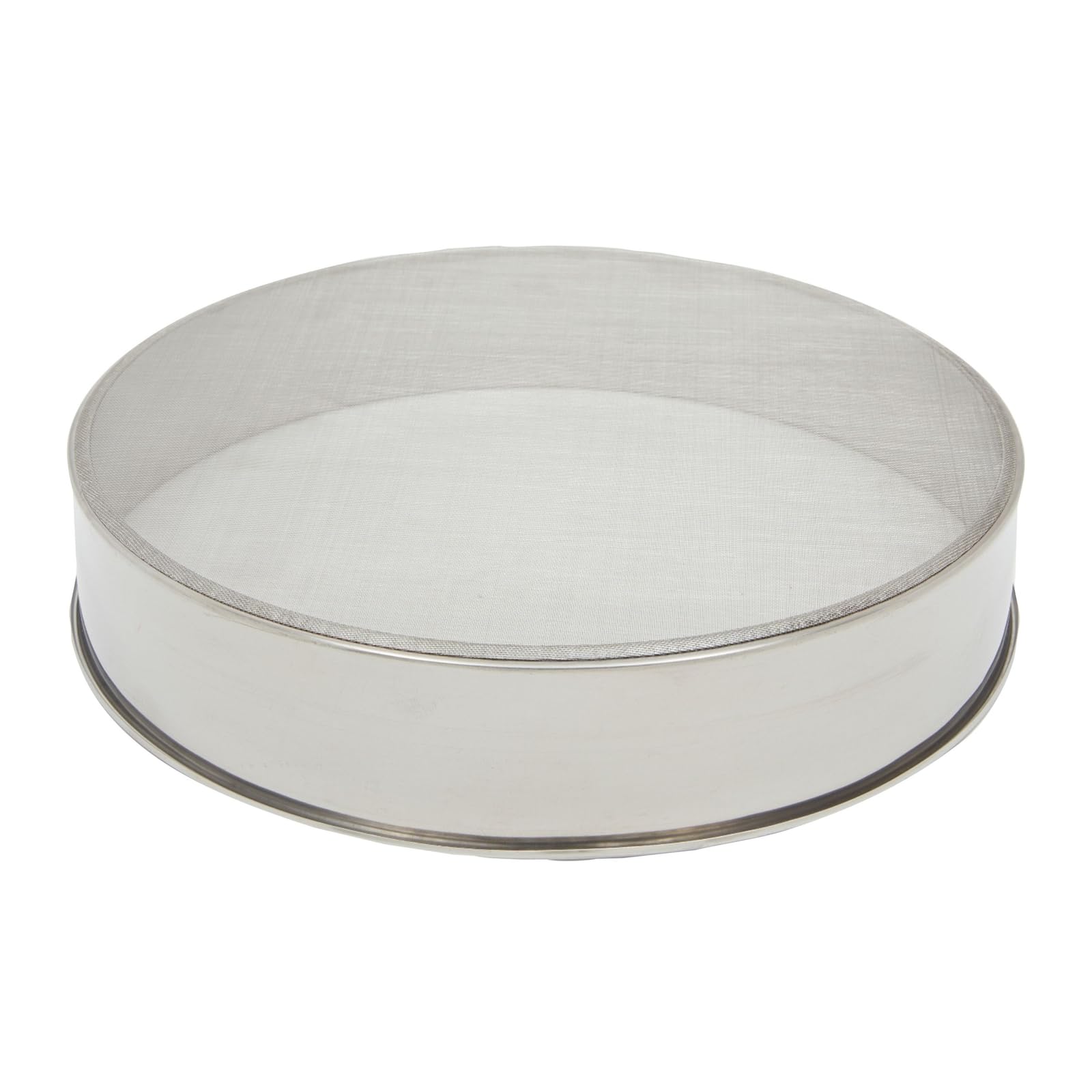 3-Piece Fine Mesh Sieve Strainer Set, Stainless Steel Professional Round Flour Sifters For Baking (3 Sizes)