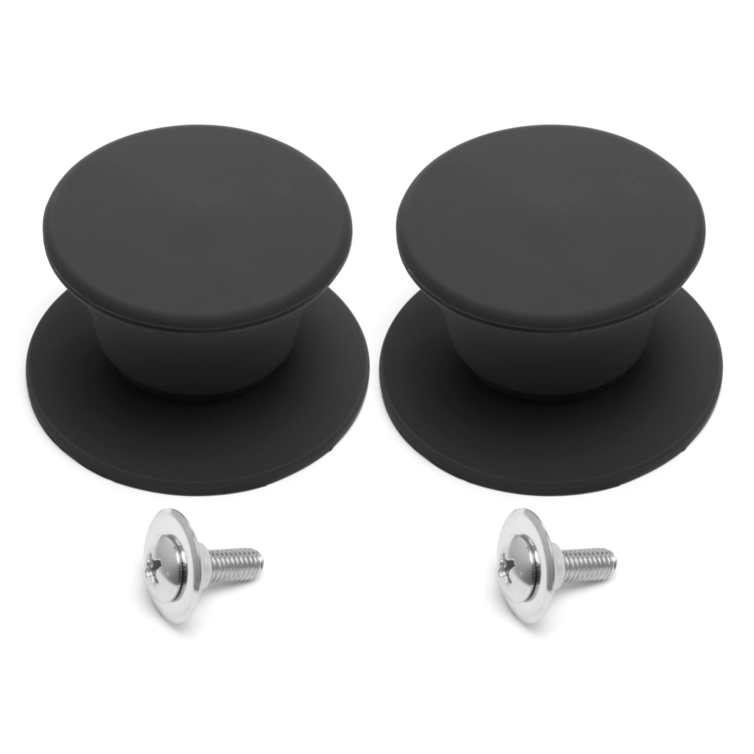 Universal Pot Pan Lid Handle Replacement, Pack Of Two- Silicone Heat Resistant And Non-Slip Lid Handles For Pots Pans (Pack Of T