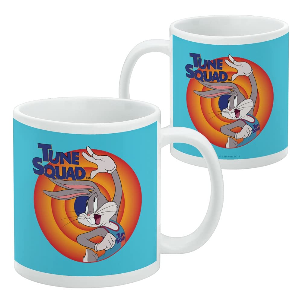 Space Jam: A New Legacy Bugs Bunny Ceramic Coffee Mug, Novelty Gift Mugs For Coffee, Tea And Hot Drinks, 11Oz, White