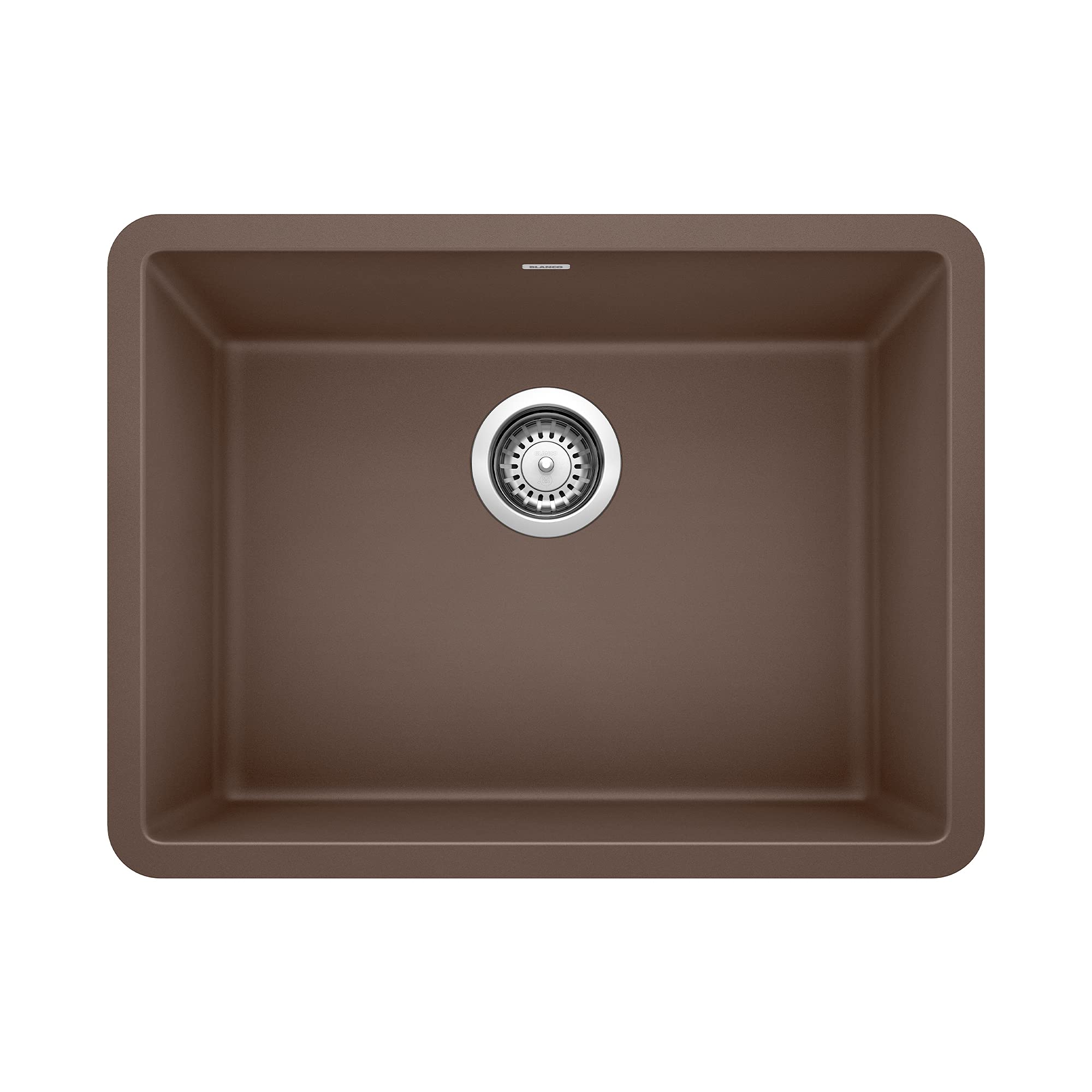 BLANCO 522418 Precis 24 Single Bowl-Caf   Brown Sink, 23.44 L X 17.75 W for 27 Cabinet