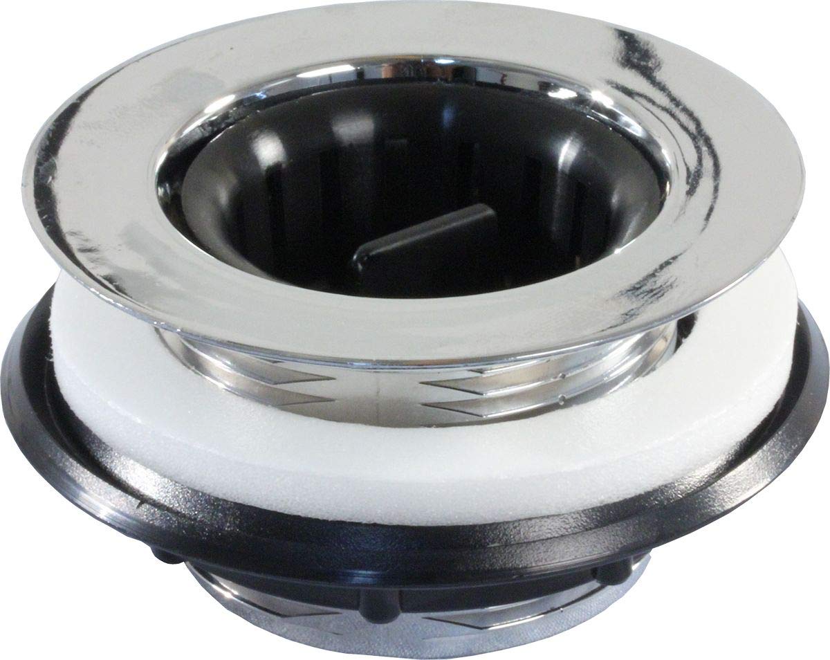 Jr Products 95035 Strainer With Threaded Basket - Chrome