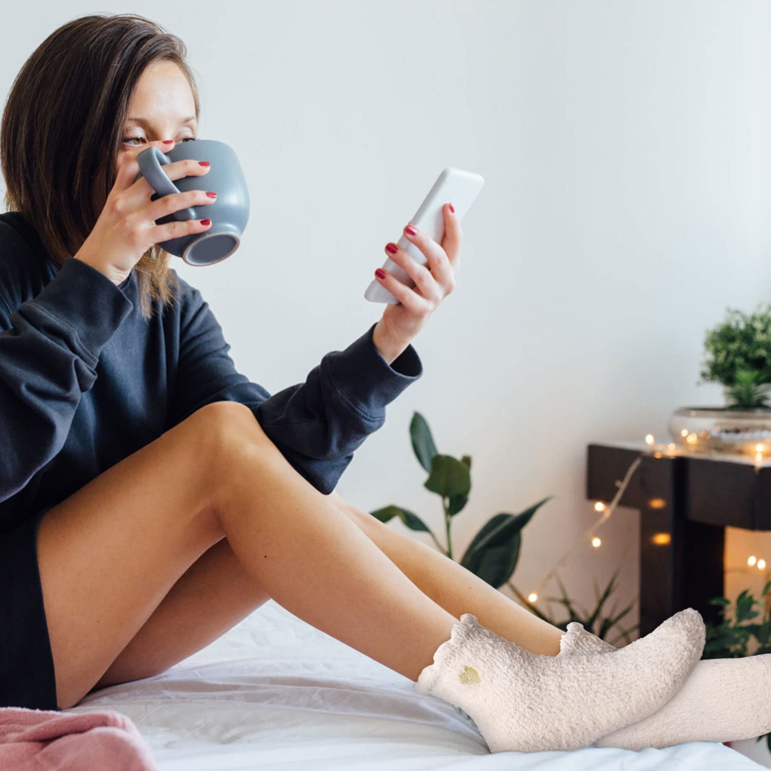 Teacher Gifts, Teacher Appreciation Gifts with 20 OZ Insulated Tumbler, Affirmation Cards Unique Gift Ideas for Women, Cozy Sock