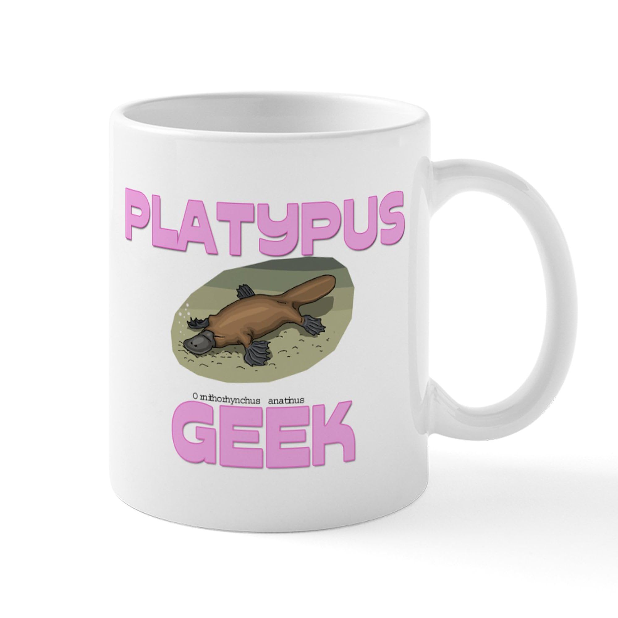 CafePress Platypus Geek Mug 11 oz (325 ml) Ceramic Coffee Mug