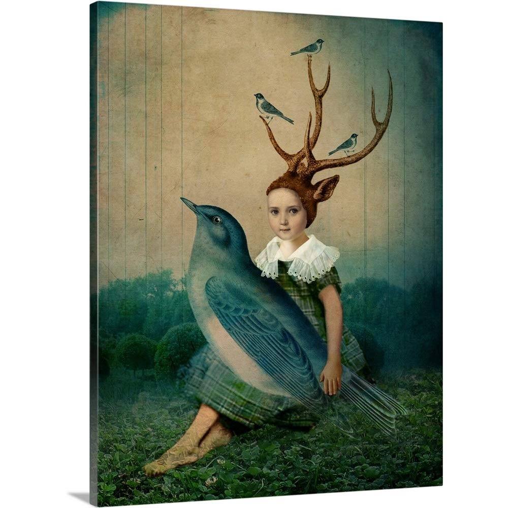 Catrin Welz-Stein Solid-Faced Canvas Print Wall Art Print Entitled Sing Me A Song 30''X40''