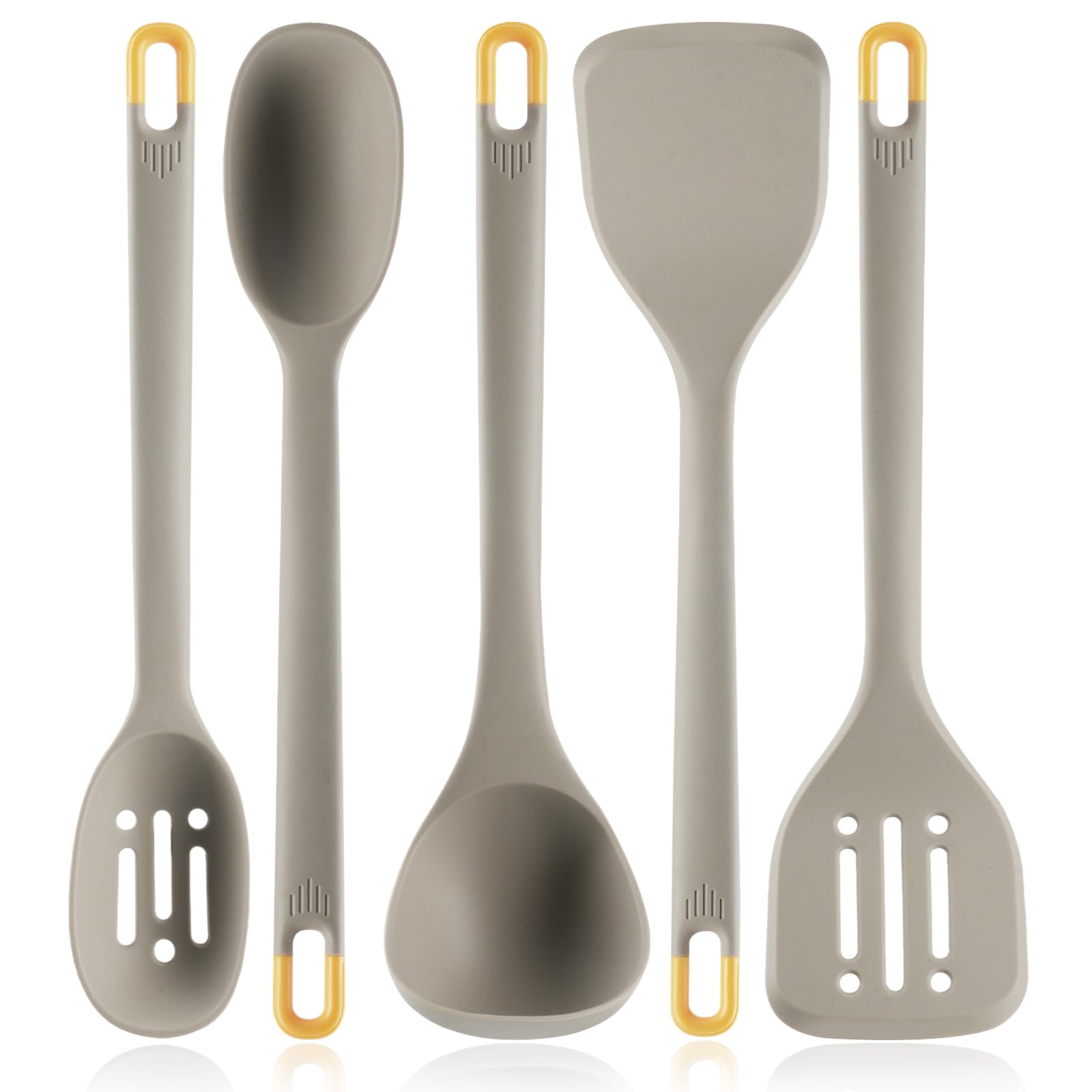 Silicone Kitchen Cooking Utensil Set: Moacc Heat Resistant 13.6In Long Kitchen Gadgets, Bpa Free Non Stick Rubber Cook Accessori