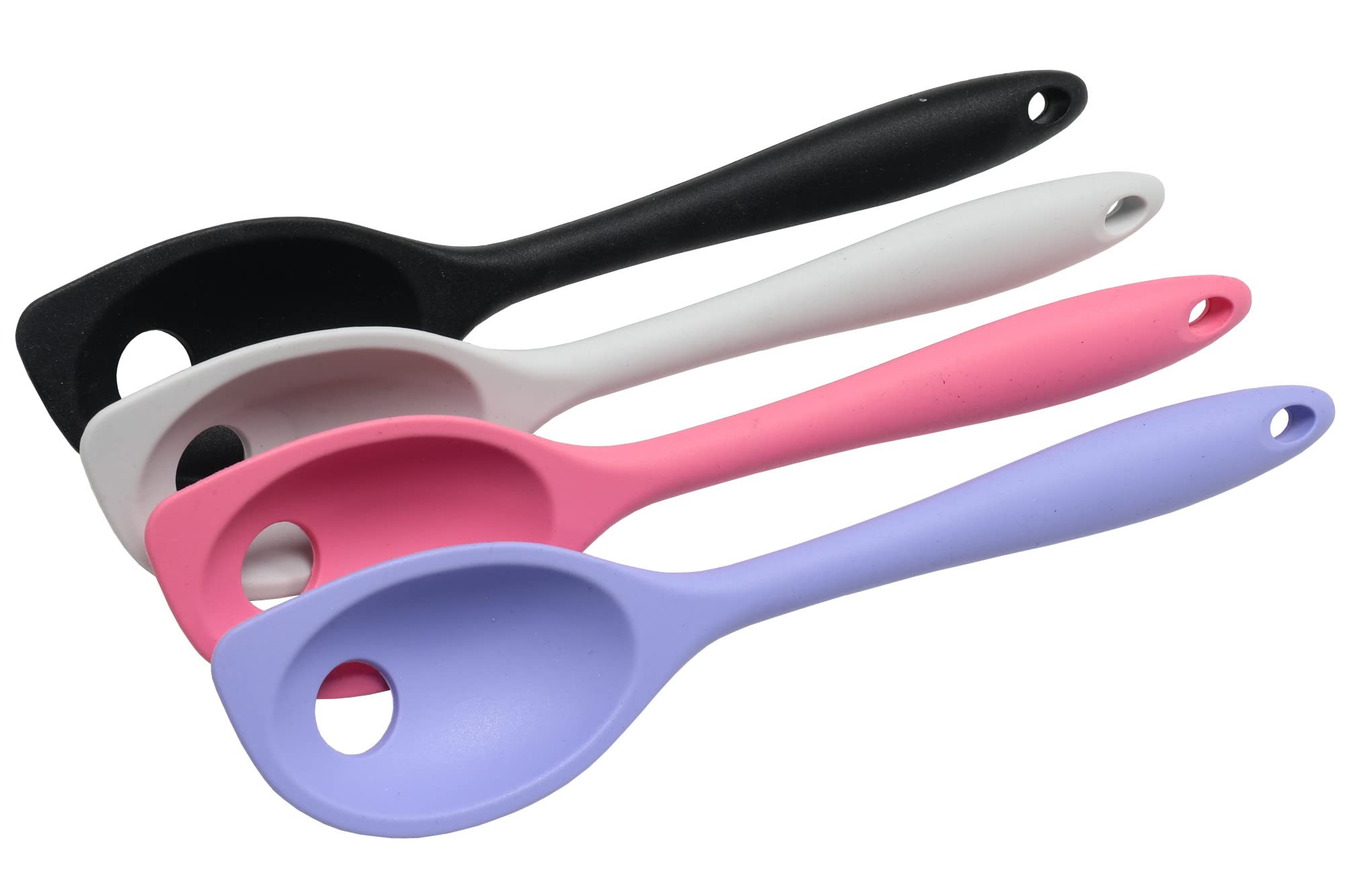 Chef Craft Premium Silicone Mixing Spoon, 11 Inch, Pink