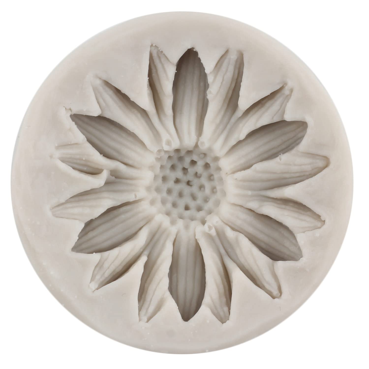Rfghac Sunflower Silicone Molds Flower Fondant Mold For Cake Decorating Cupcake Topper Chocolate Candy Gum Paste Set Of 4