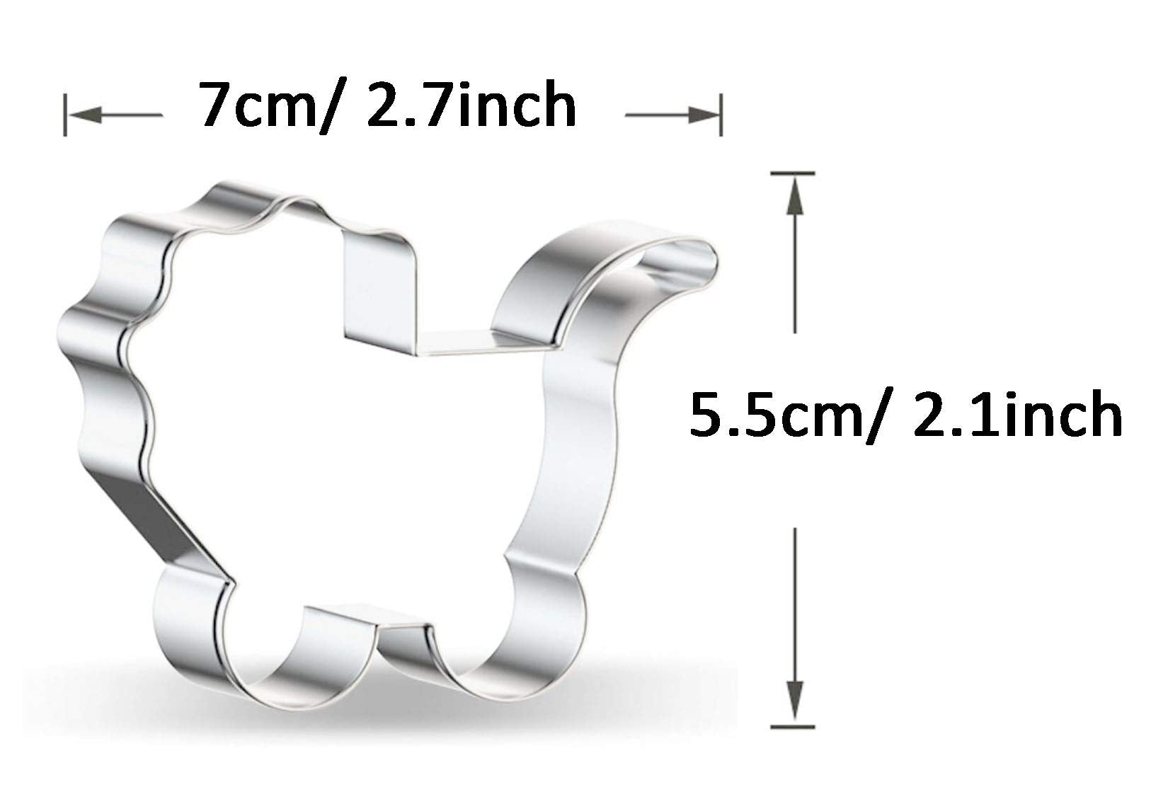Wjsyshop Baby Carriage Stroller Cookie Cutter - B