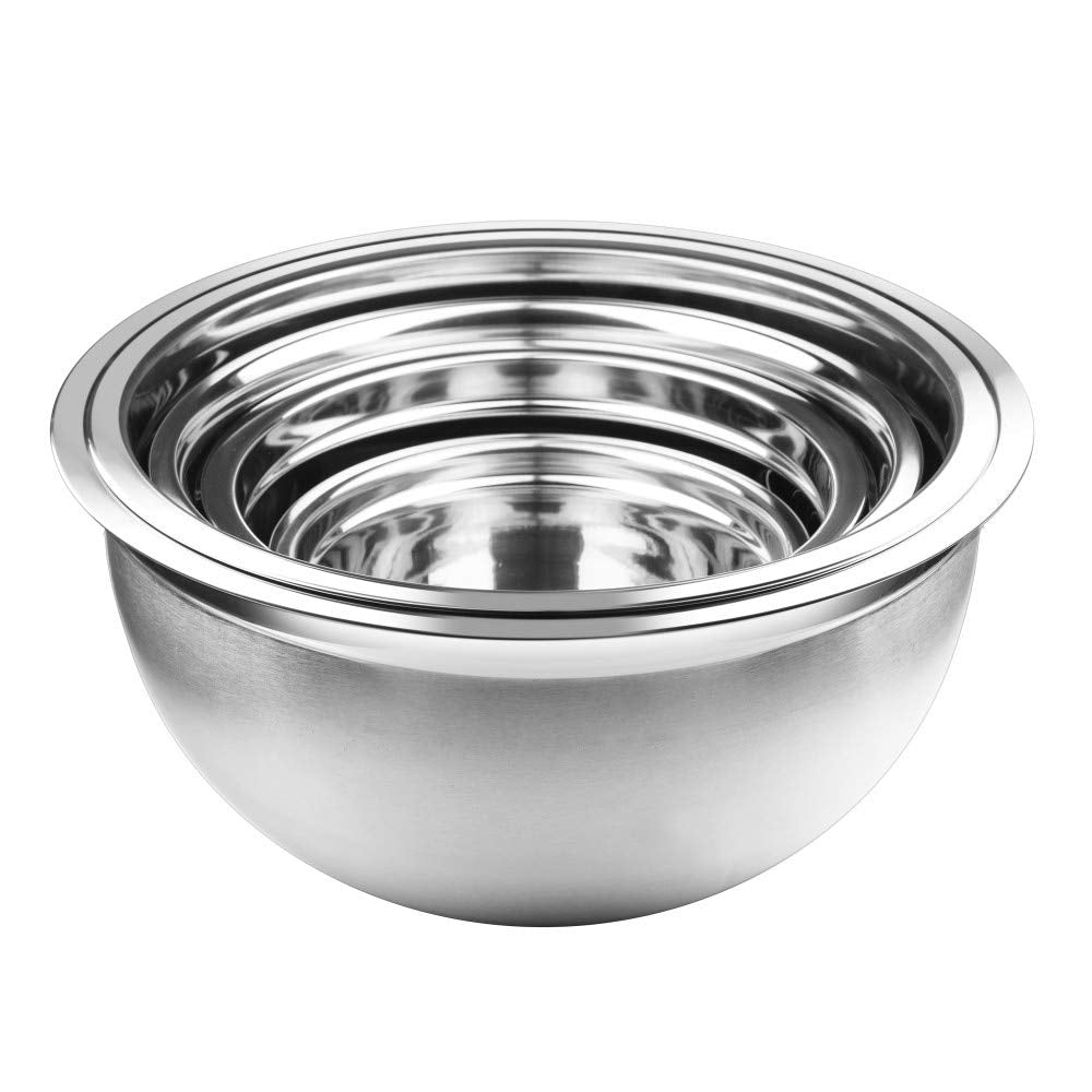 Ybmhome Deep Professional Quality Stainless Steel Mixing Bowl For Serving, Mixing Cooking And Or Baking ( 3 Quart)