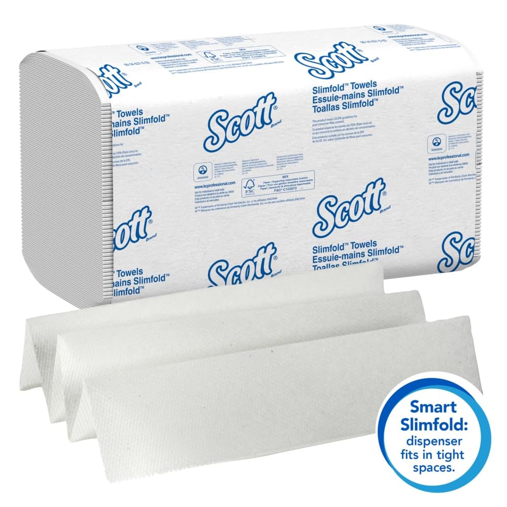 Kimberly-Clark 04442 Kleenex Slimfold Paper Towel (Pack Of 2160)