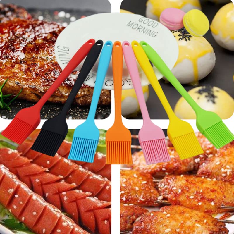 Silicone Kitchen Utensils Set, Heat Resistant, Nonstick Cookware (Black)