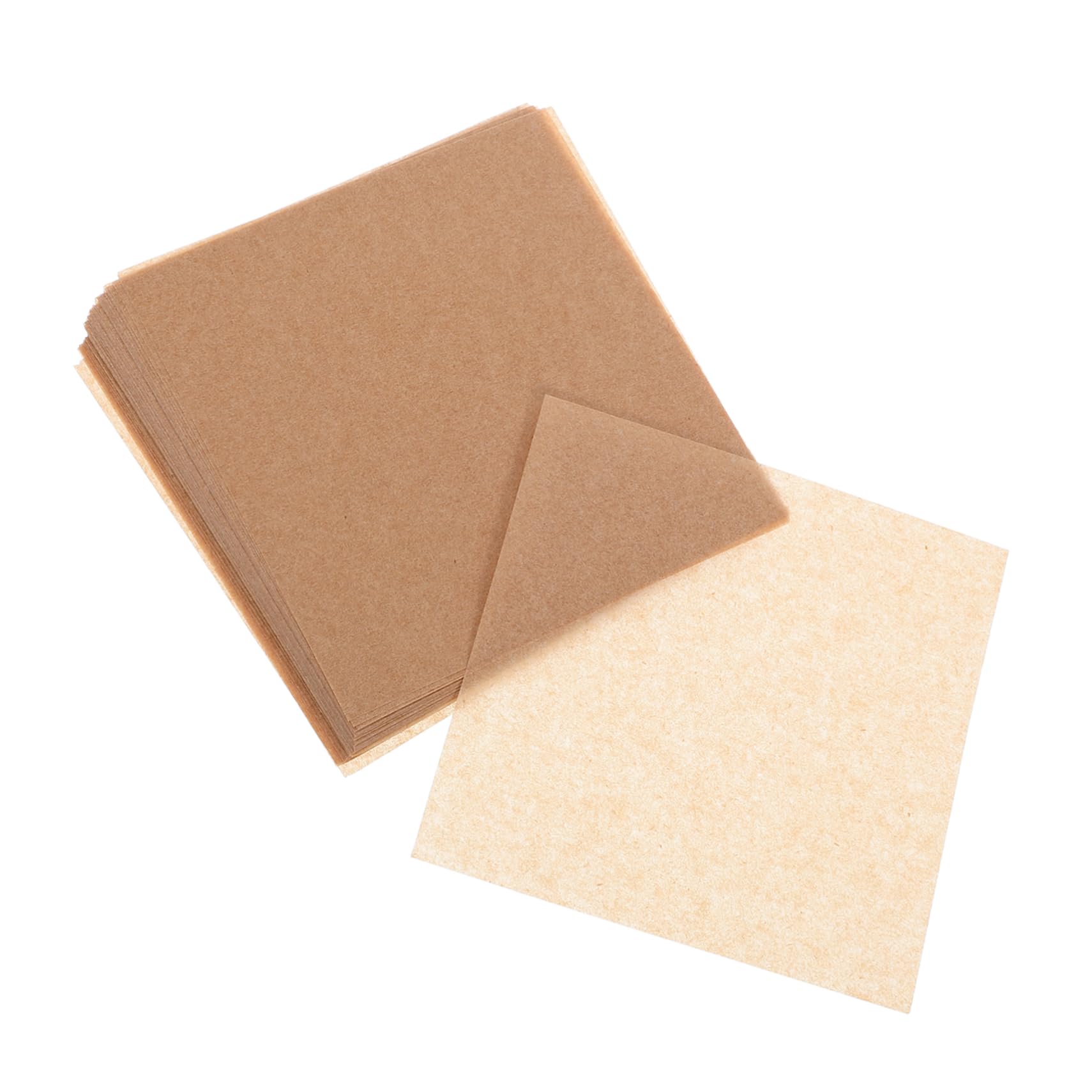 BESTOYARD 500pcs Hamburger Patties Paper Sheets Square Meat for Baking Restaurant Party Use