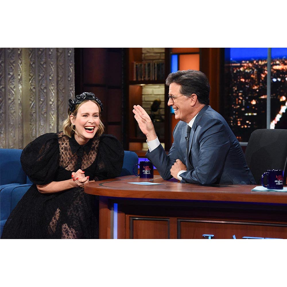 CBS The Late Show with Stephen Colbert Mug, 11 oz. Navy - Official Mug As Seen On