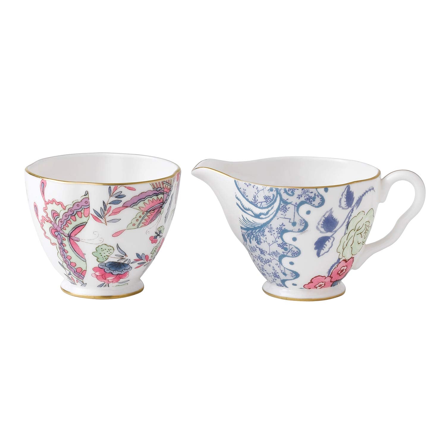 Wedgwood Butterfly Bloom Sugar & Creamer Set