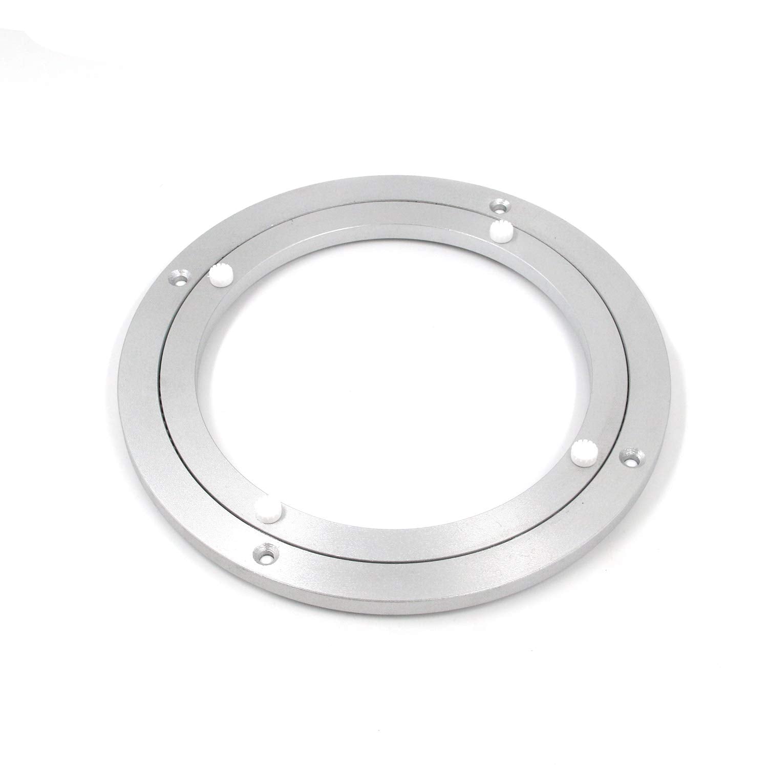 Geesatis Table Turntable Accessories 1 Pcs Metal Lazy Susan Hardware Rotating Turntable Bearing Round Swivel Plate, Smooth Swive
