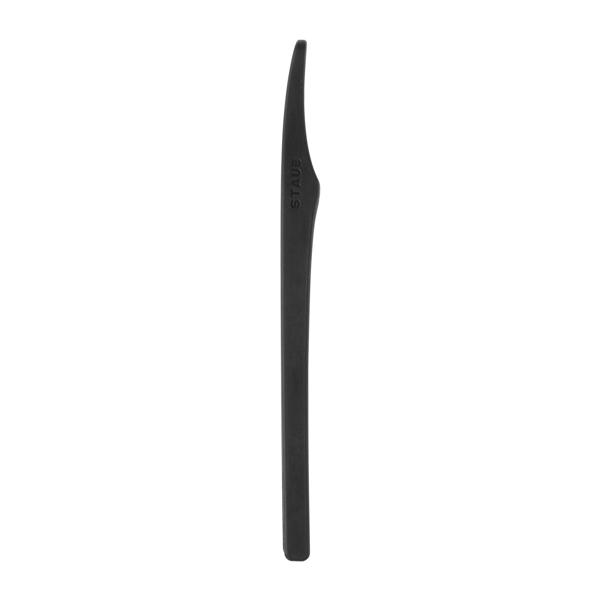 Staub Tongs, 12.25-Inch, Great For Flipping Or Turning Foods, Durable Bpa-Free Matte Black Silicone, Safe For Nonstick Cooking S