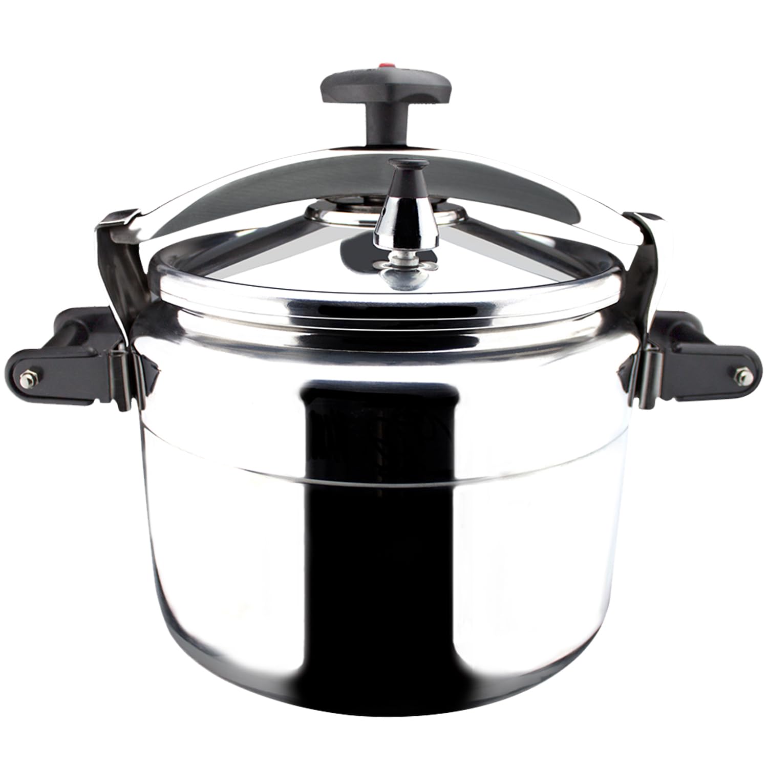 MAGEFESA Chef 23-Quart Aluminum Pressure Cooker - Stainless Steel Lid, Thermodiffusion Base, 3 Safety Systems, Fast & Even Cooki