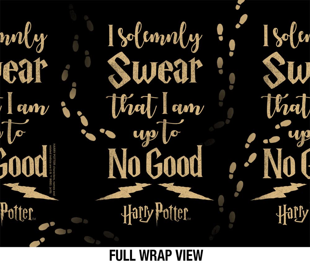 Harry Potter Official No Good 24 Oz Insulated Canteen Water Bottle, Leak Resistant, Vacuum Insulated Stainless Steel With Loop C