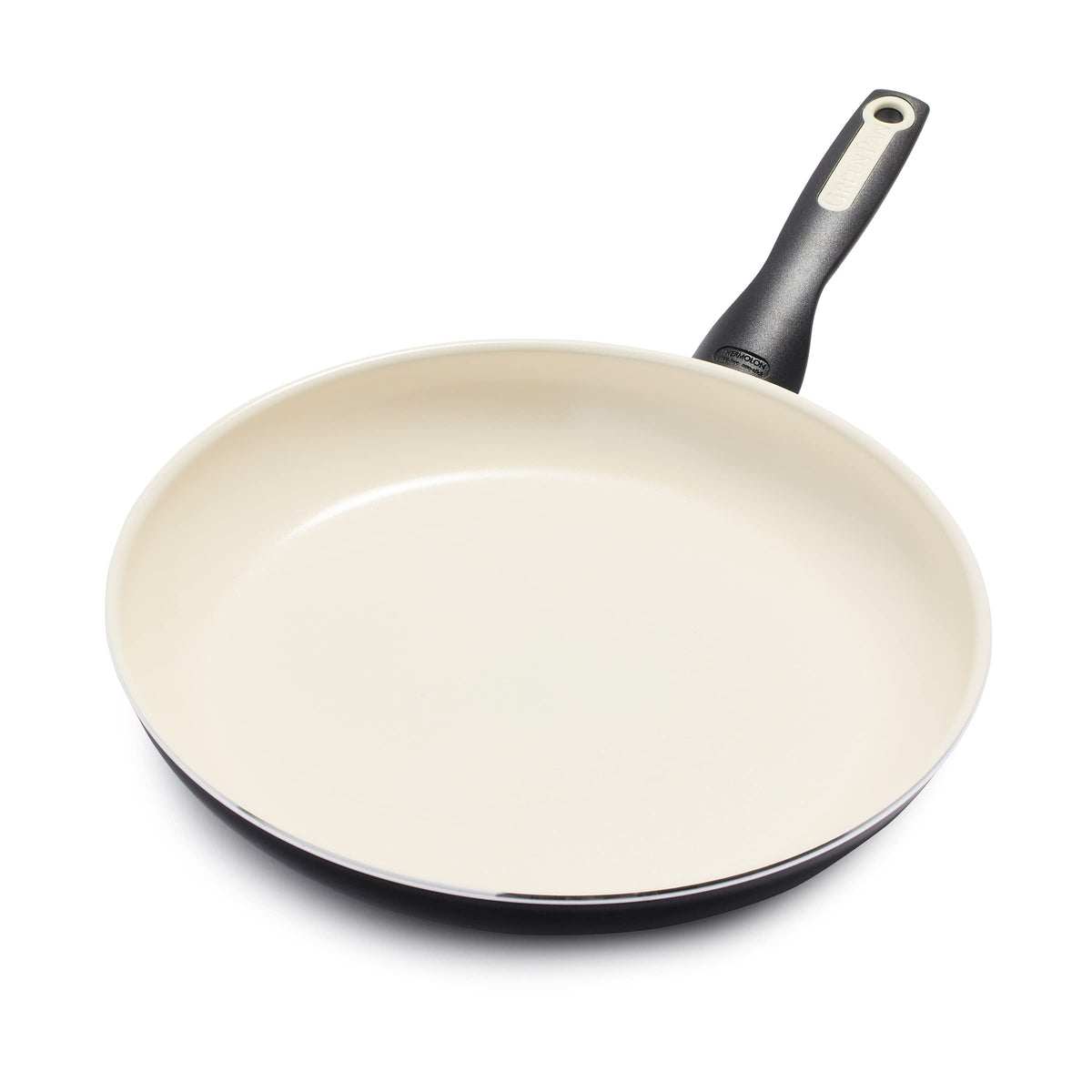Greenpan Rio Healthy Ceramic Nonstick 12'' Frying Pan Skillet, Pfas-Free, Dishwasher Safe, Black