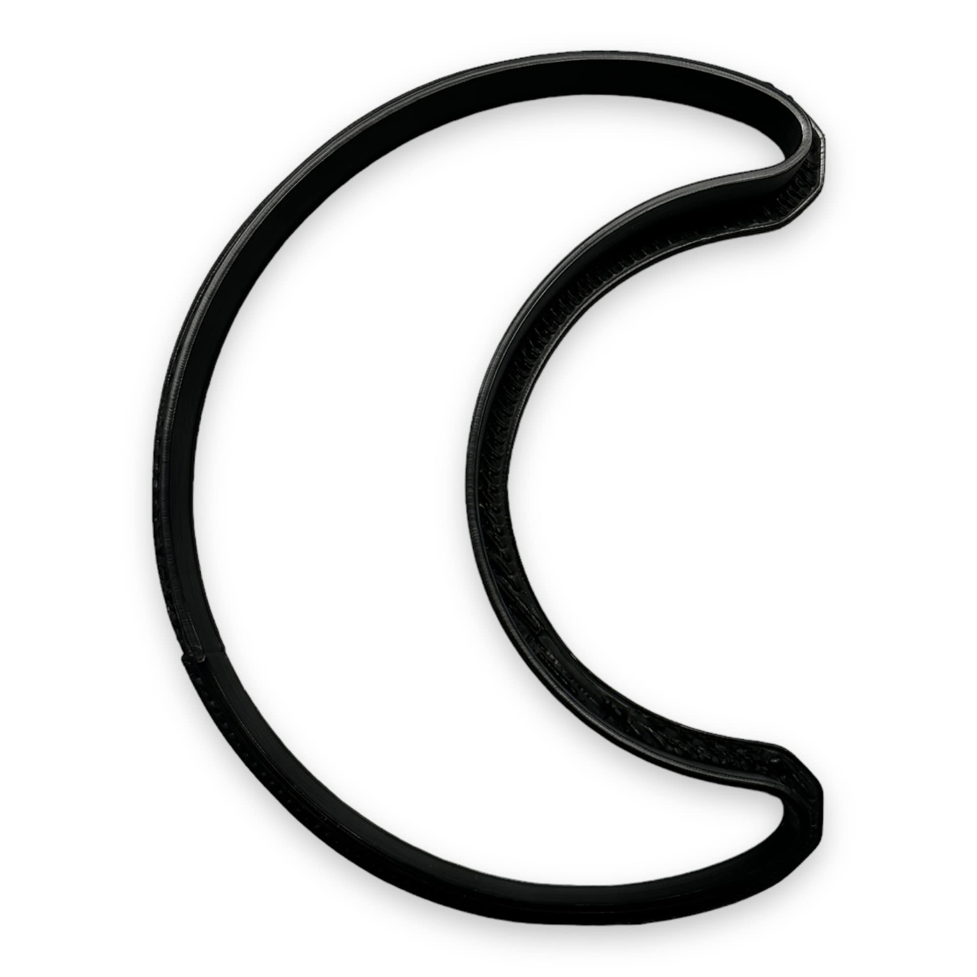 Crescent Moon Cookie Cutter With Easy To Push Design (3.5 Inch)