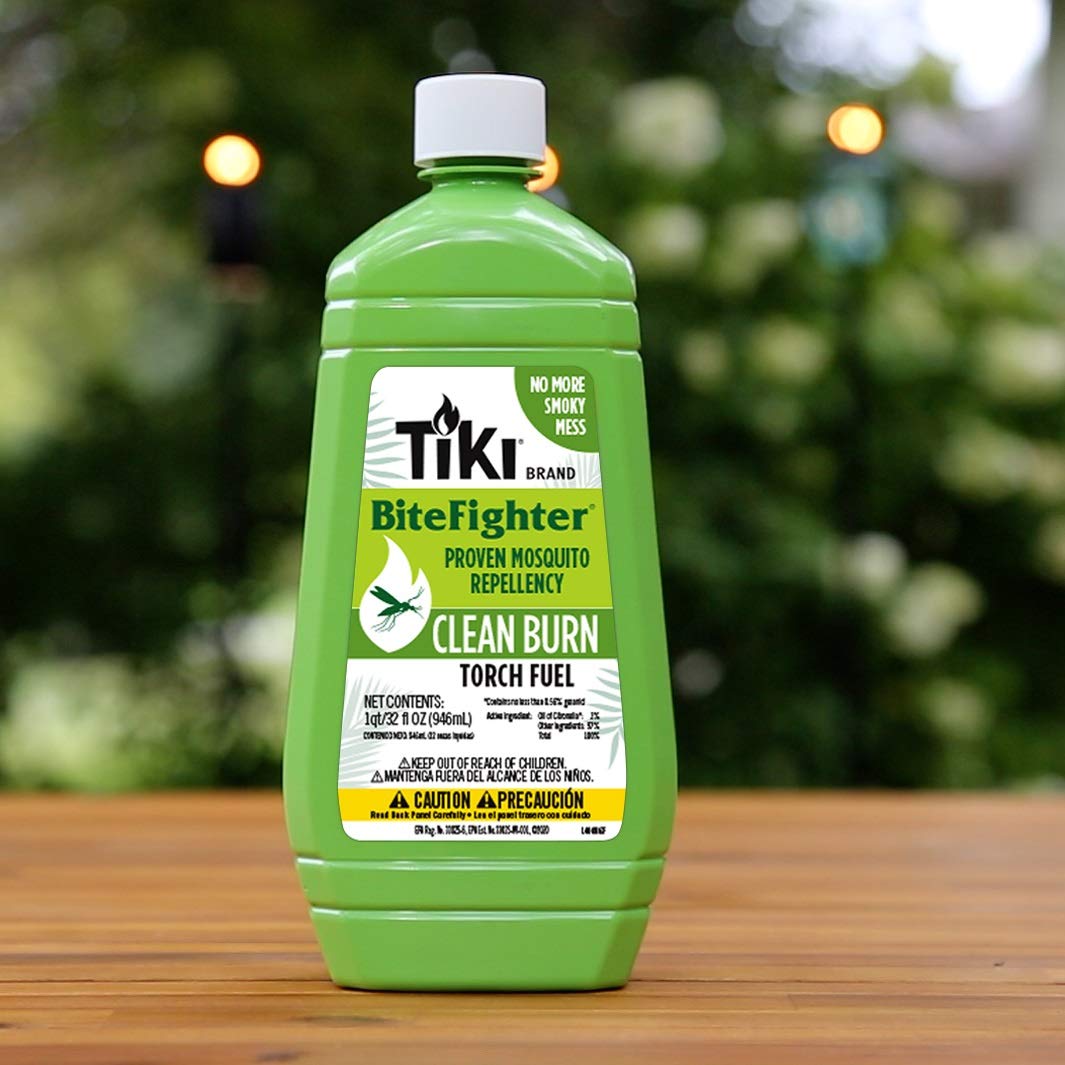 Tiki 1218071 Brand 32 Oz. Clean Burn Bitefighter Fuel Torch Oil, 32 Ounce