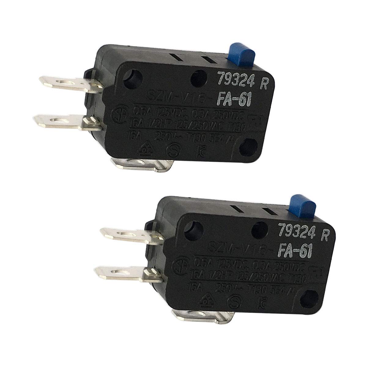 Lonye Szm-V16-Fa-61 Wb24X10103 Microwave Switch Replacement For Ge Microwave 946606 Ap3186054 Ps651389(Pack Of 2)
