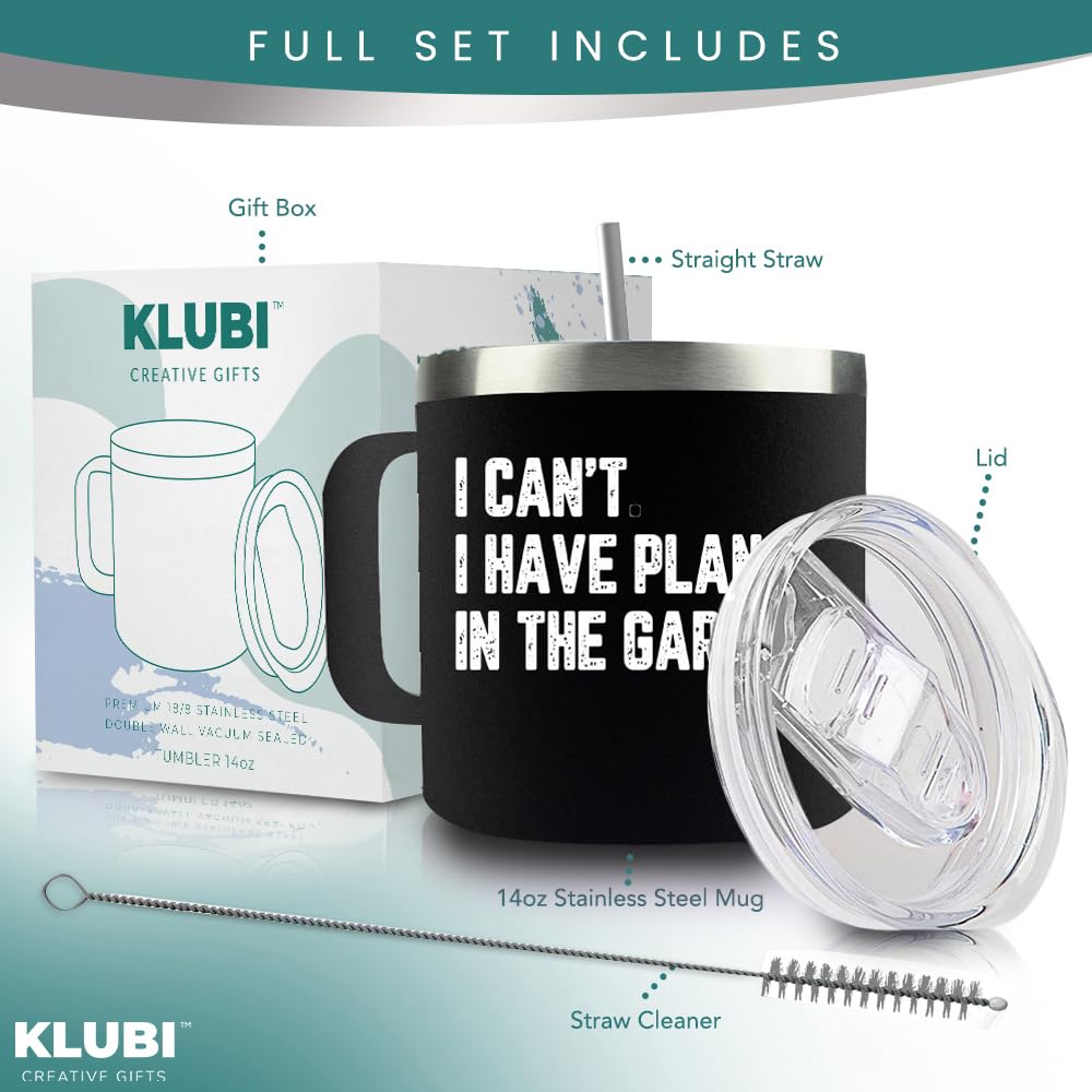 Klubi I Cant I Have Plans In The Garage Cup 14Oz Cup Birthday Gifts For Dad Birthday Gift Birthday Gifts For Men Birthday Gift I