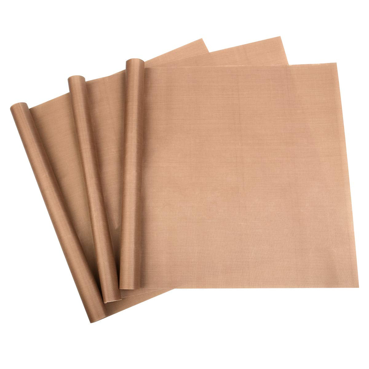 Adecco LLC Sheet for Heat Press, 3 Pack Nonstick Oven Liners, Heat Resistant Craft Mat Transfer Sheet (16 x 12 Inch)