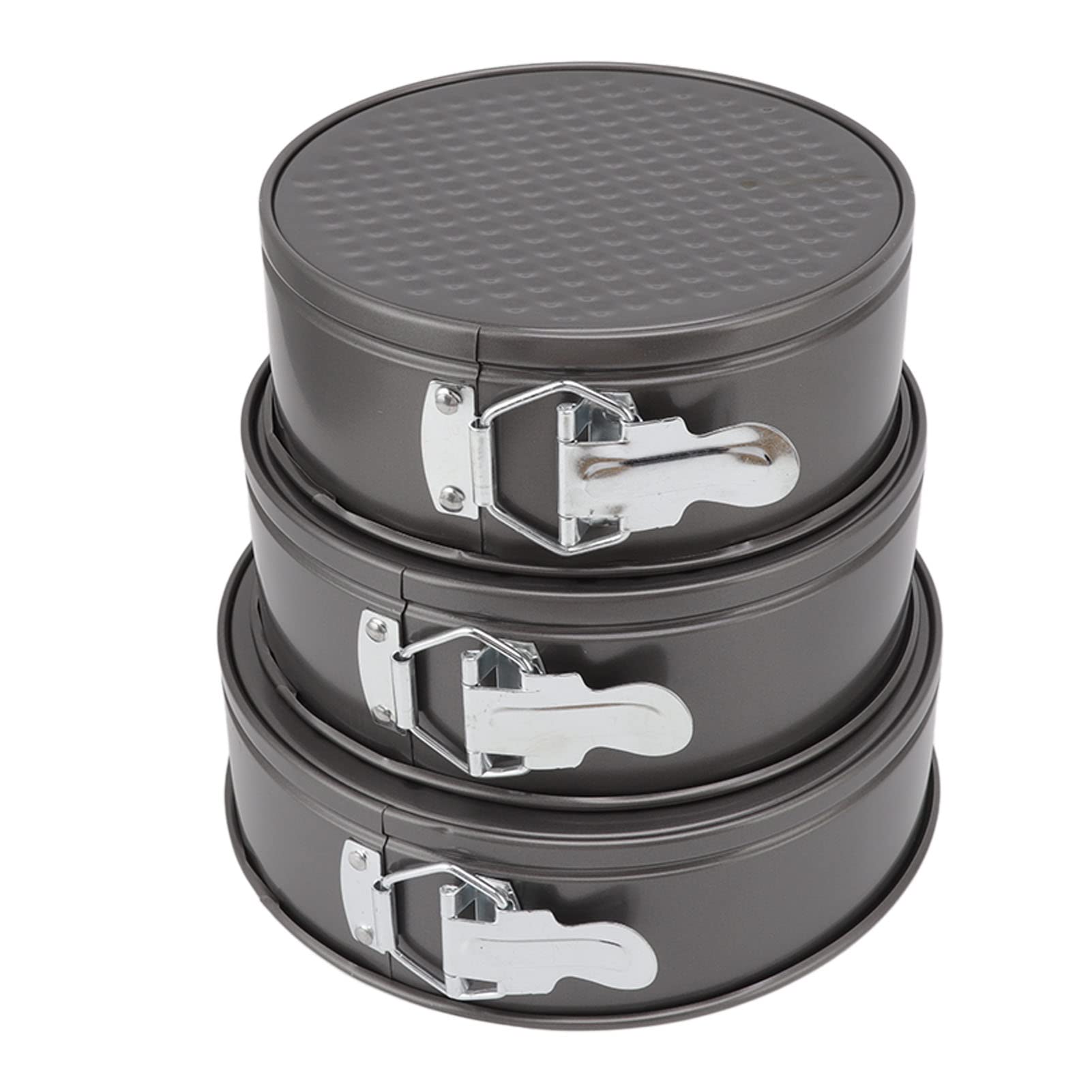 Cake Pan, Round Springform Pans, Prevent Sticking Cheesecake Pan Set, Black Removable Bottom Baking Tool, For Cheesecake, Pizza,