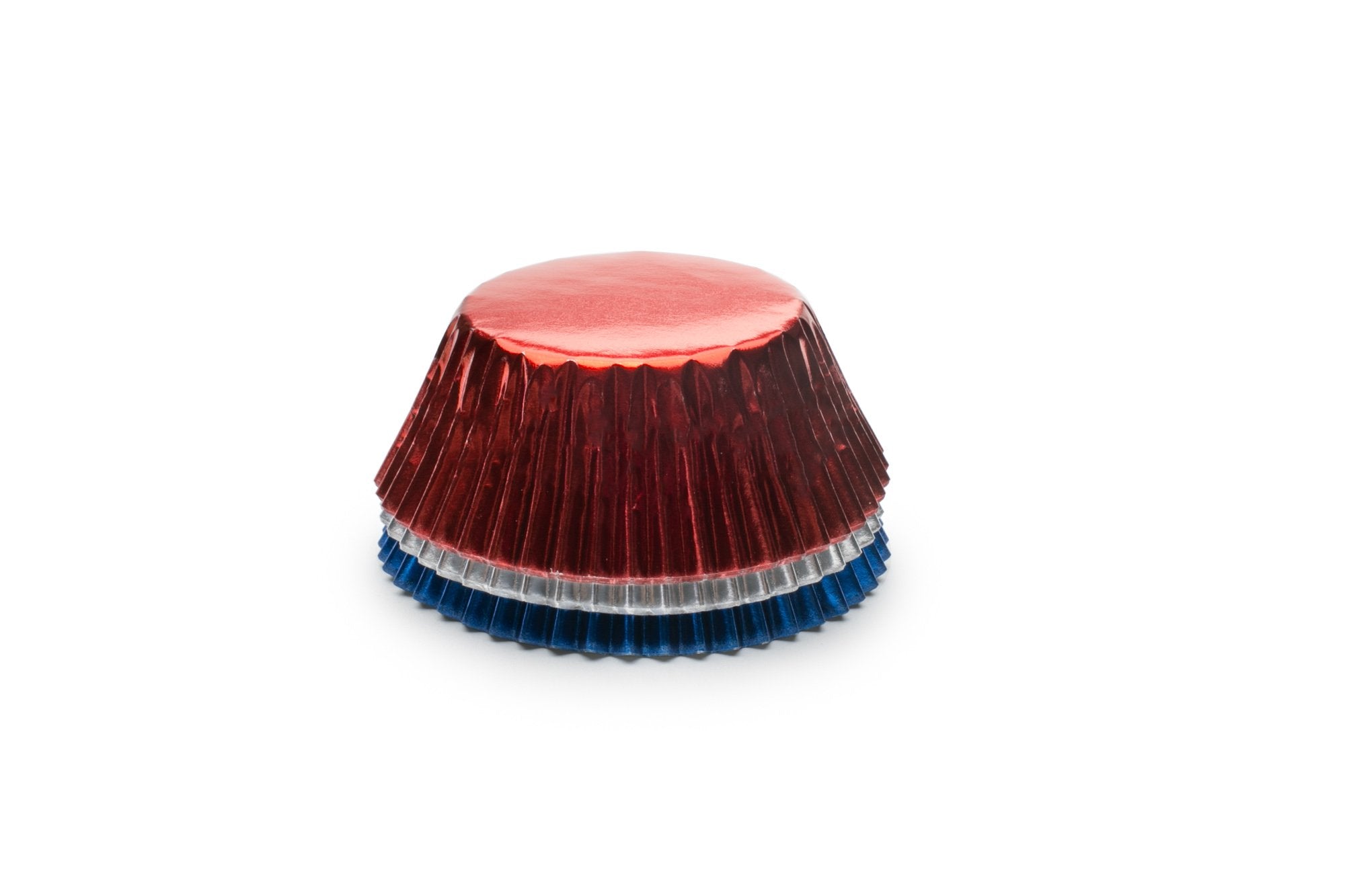 Fox Run Patriotic Foil Muffin And Cupcake Liners, Set Of 45, Standard Size Wrappers