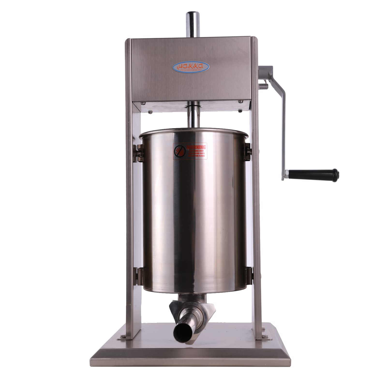 Hakka 22 Lb/10 L Sausage Stuffer 2 Speed Stainless Steel Vertical Meat Filler