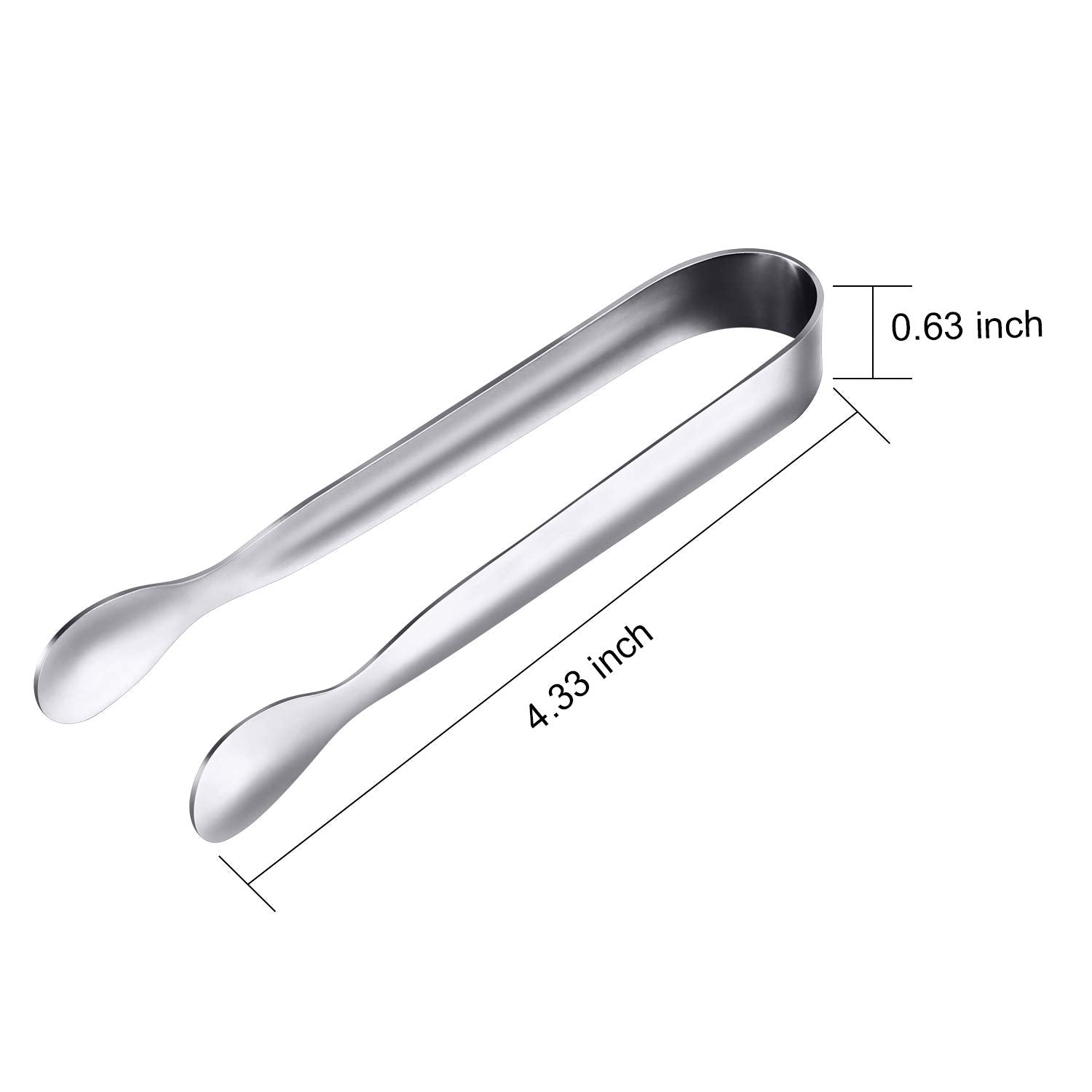 Gejoy 12 Pieces Mini Tongs Small Serving Tongs Stainless Steel Mini Sugar Tongs For Charcuterie Board Appetizers Dessert Serving