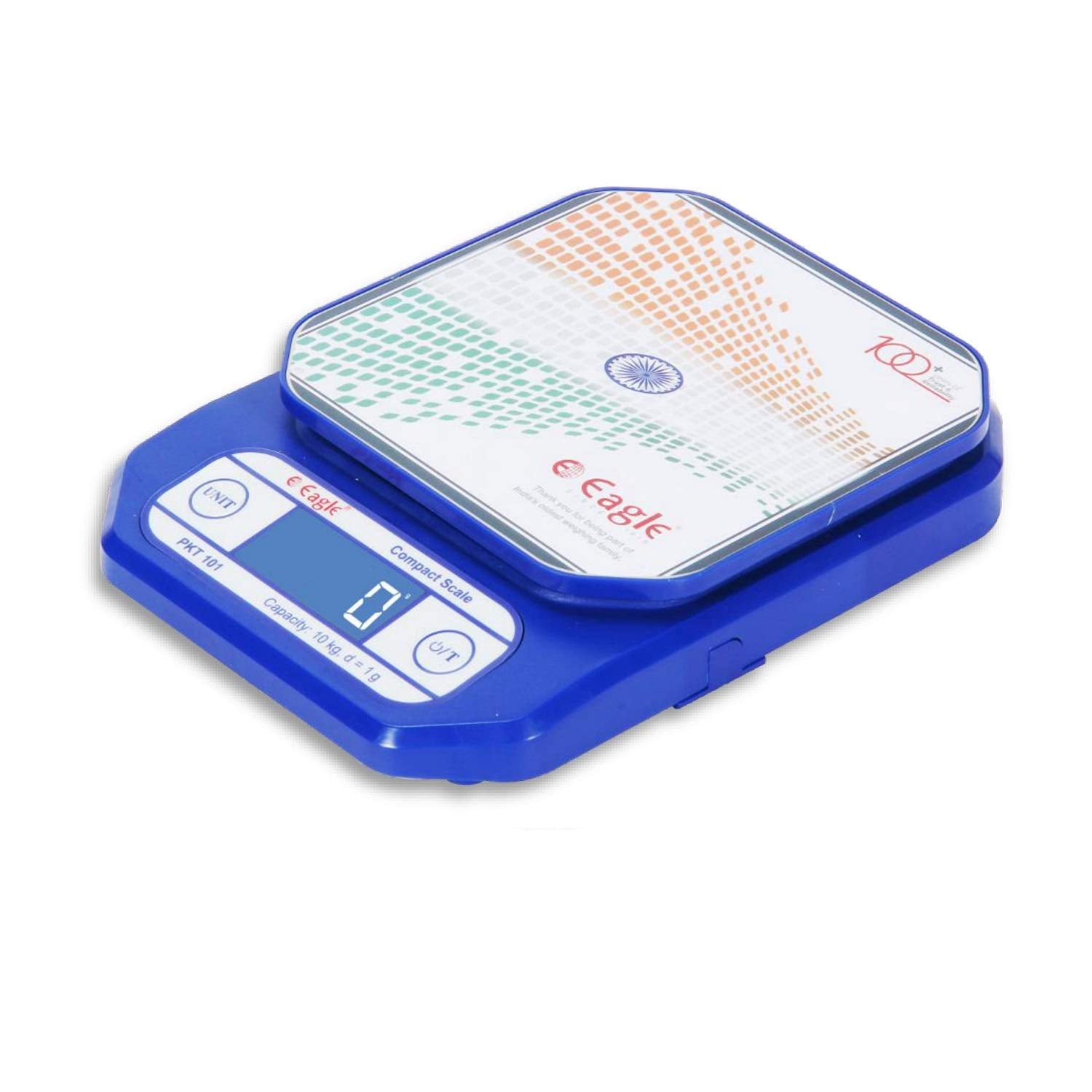 Eagle Pkt-101 Digital Kitchen Weighing Scale | 10Kg Capacity, Precise Food Weight Machine For Baking, Cooking, Diet, Home & Shop