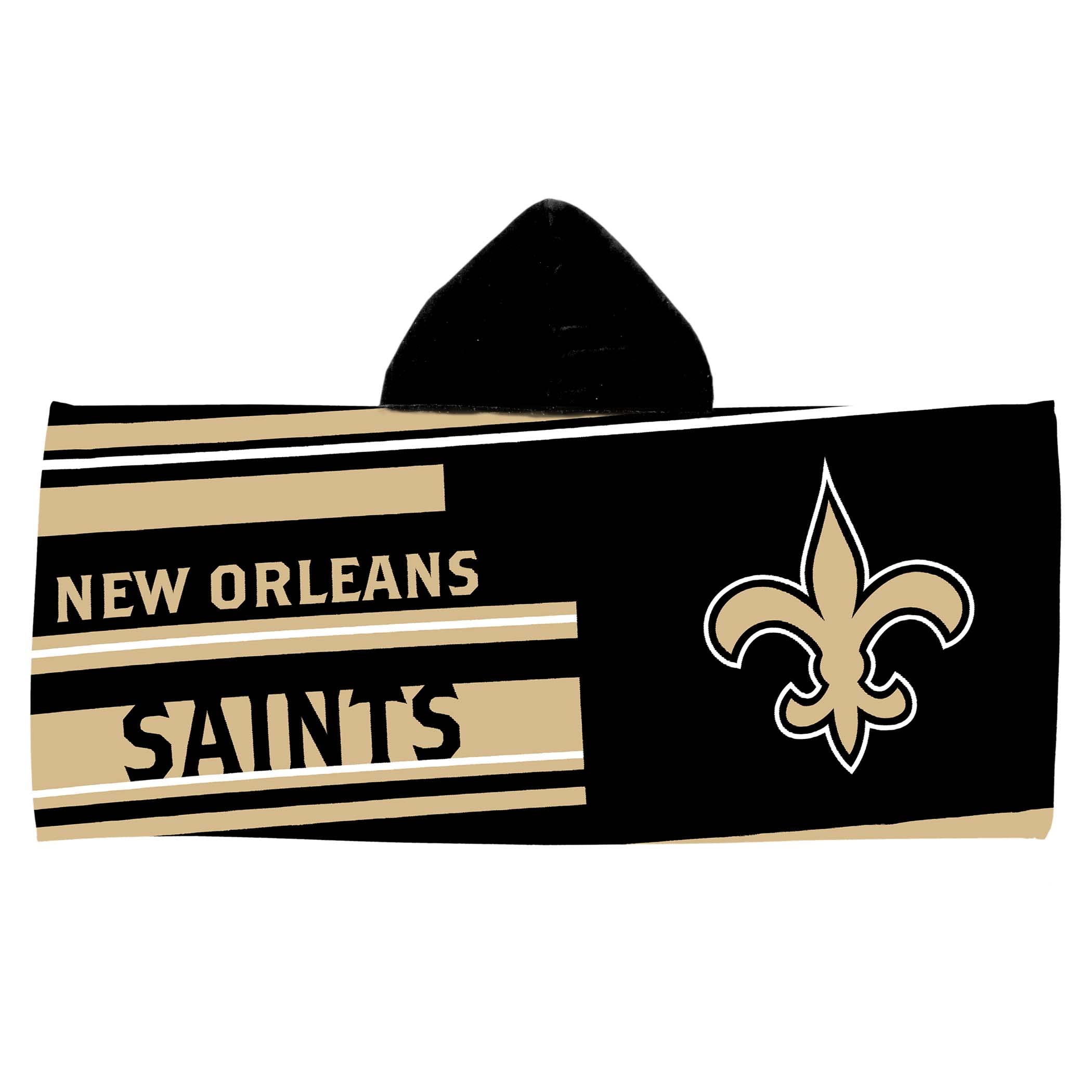 NFL 606 Saints - Juvy Hooded Towel  22X51(D0102HgJE2g)