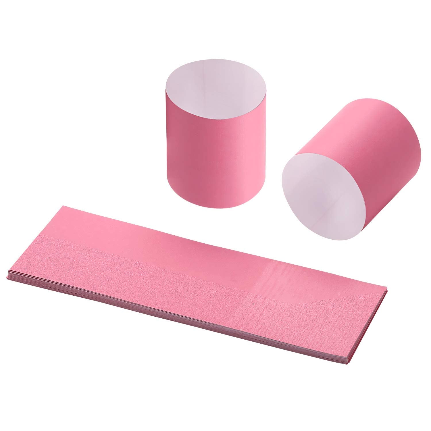 Gmark Paper Napkin Band Box Of 2500, Paper Napkin Rings Self Adhesive (Pink) Gm1103