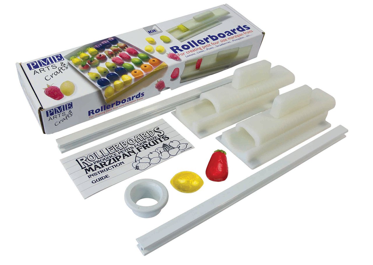Pme Marzipan Rollerboard Kit, Lemon & Strawberry