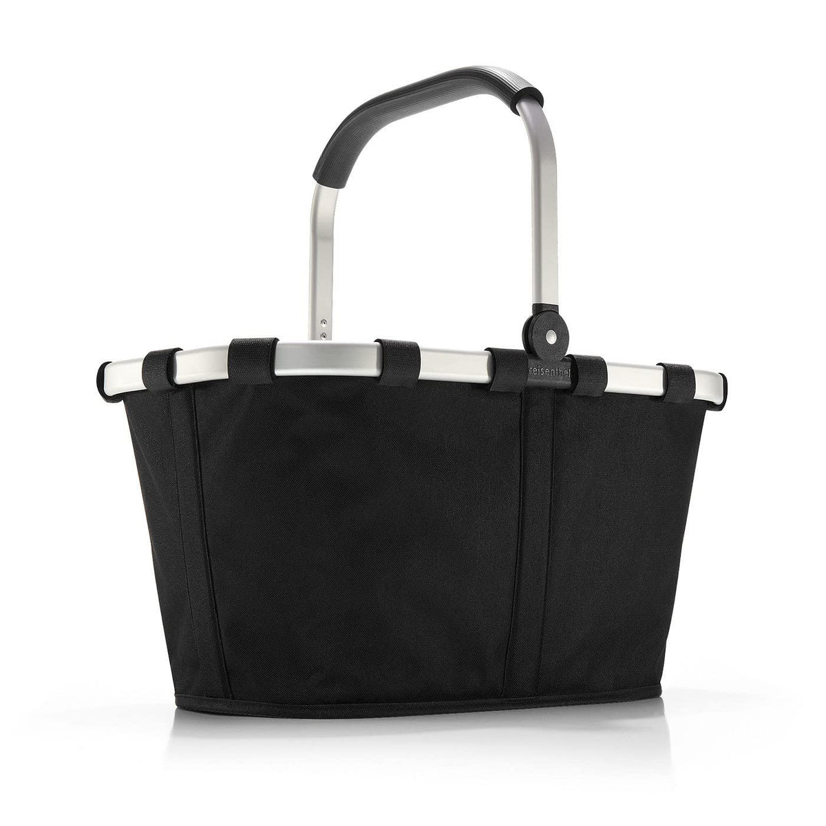 Reisenthel Carrybag Black - Sturdy Shopping Basket With Plenty Of Storage Space And Practical Inner Pocket - Elegant And Water-R