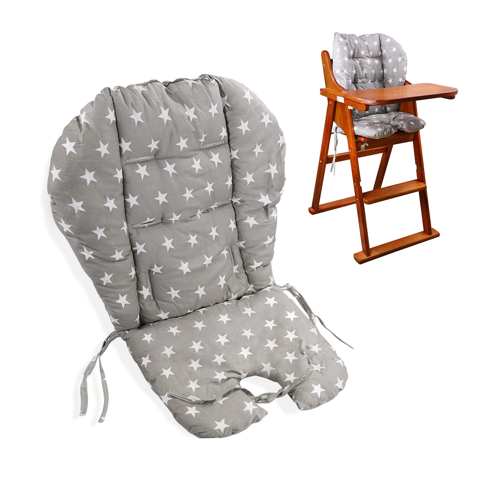 High Chair Pad,High Chair Cushion/Seat Cushion/High Chair Cushion Cover,Soft And Comfortable,Light And Breathable, Cute Patterns