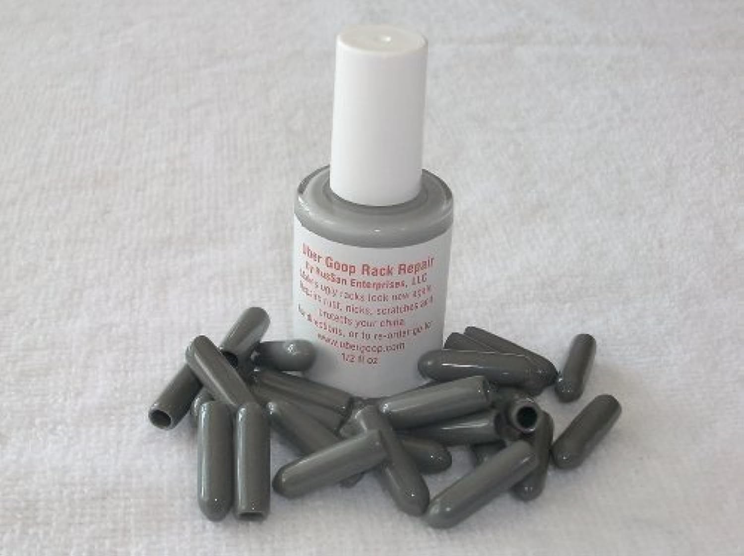 Uber Goop Dark Grey Dishwasher Rack Coating/Glue W/25 Caps By Uber Goop