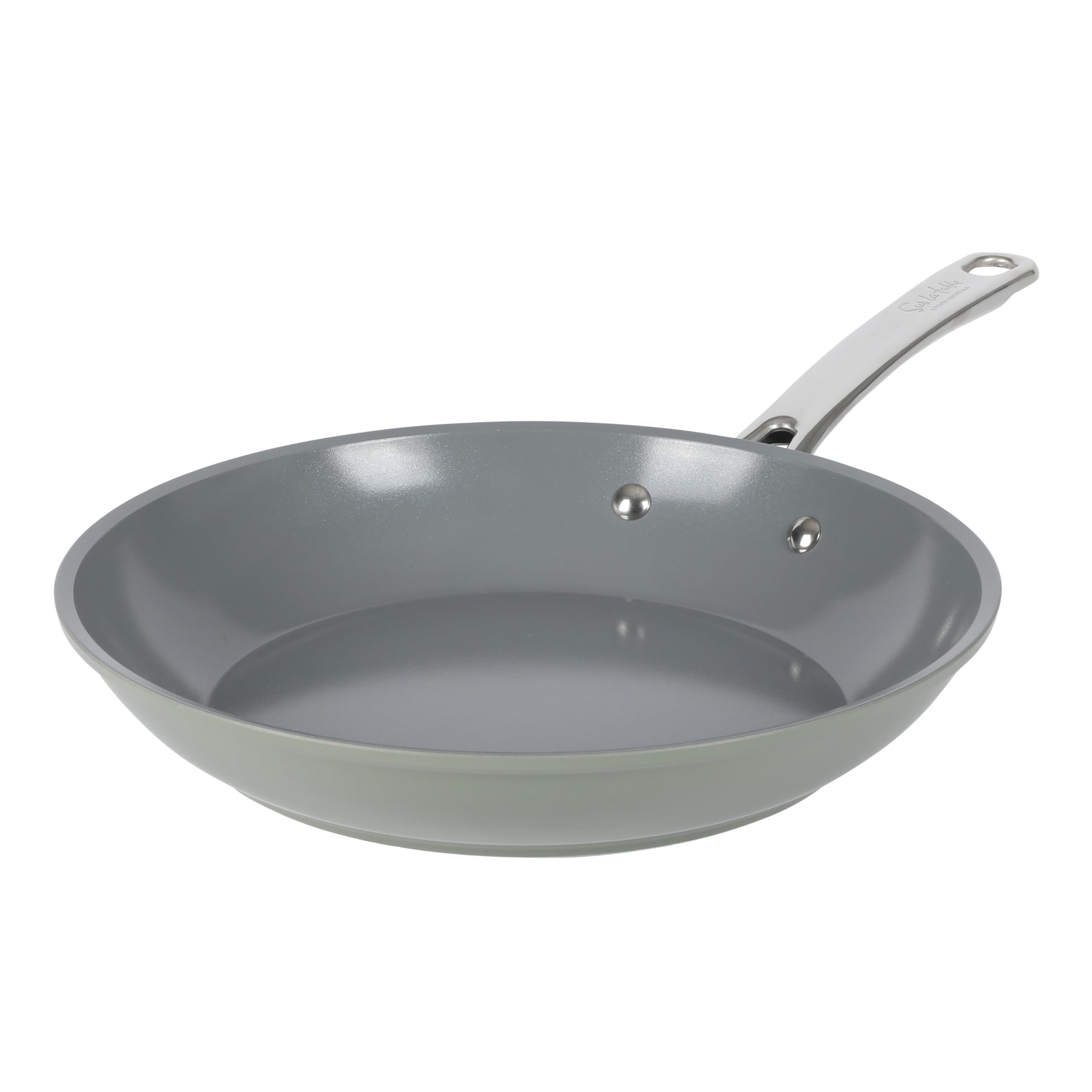 Sur La Table Kitchen Essentials 10 Inch Fry Pan PFA Free Titanium Ceramic Nonstick Interior Forged Aluminum Cookware Frying Pan 