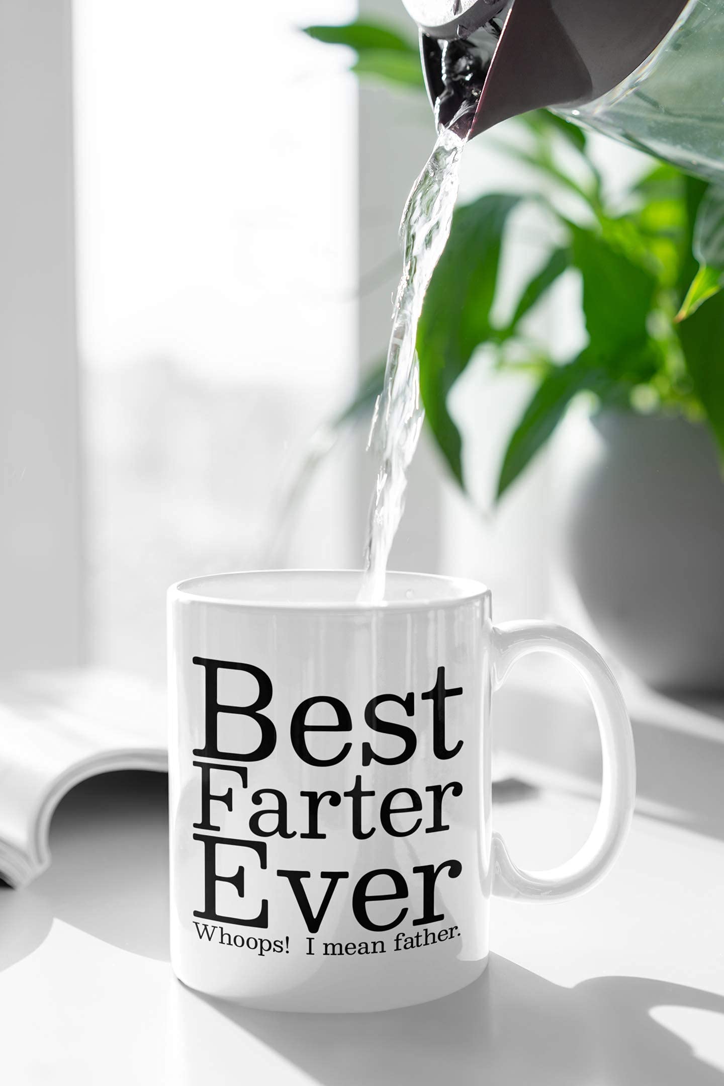 Find Funny Gift Ideas Best Farter Ever Coffee Mug - Funny Father'S Day Mugs From Son Daughter Kids (Bfe White, Ceramic, 8 Oz, Di