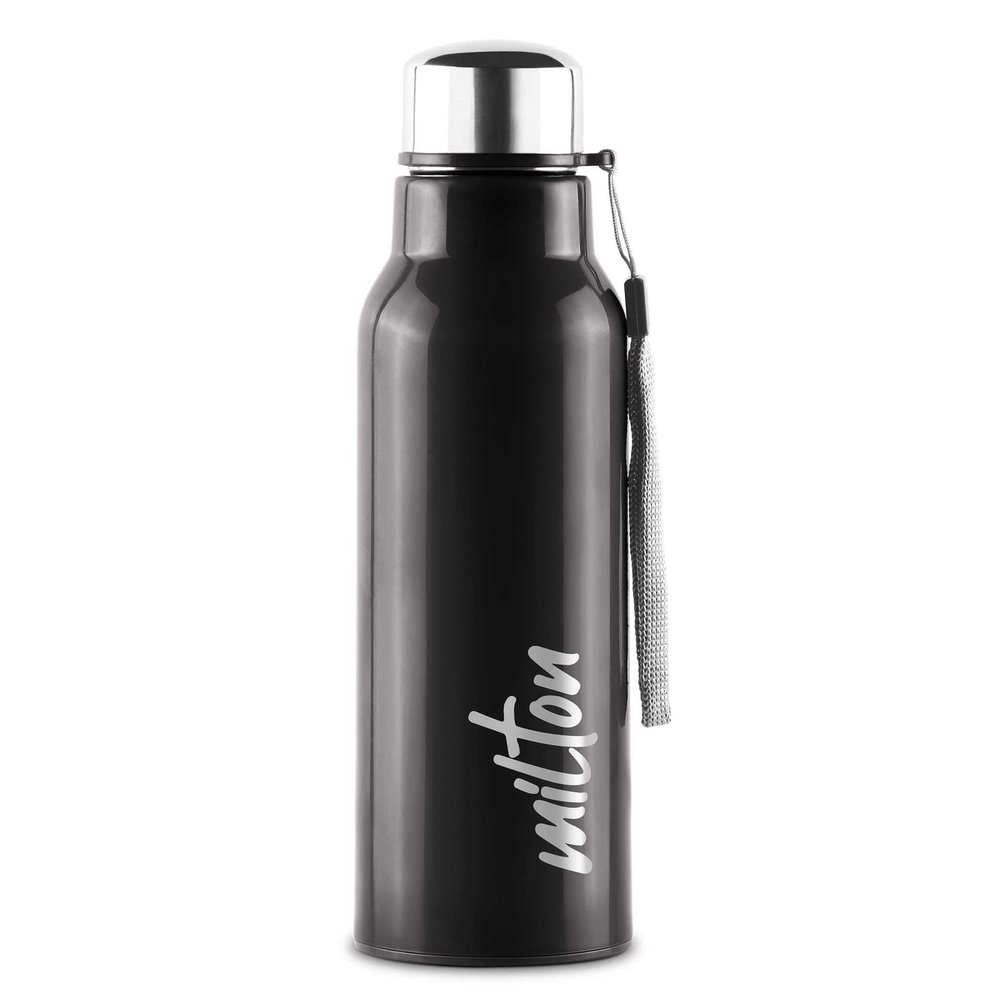 Milton Water Bottle Steel Fit 600 Pu Insulated, Inner Stainless Steel Water Bottle, 520 Ml, Leak Proof, Bpa Free, Ideal For Home