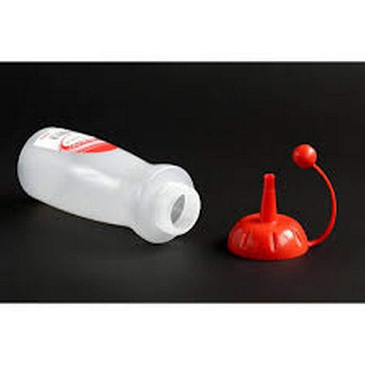 Japanbargain, Japanese Squeeze Bottle Squirt Condiment Bottles Ketchup Bottle With Twist On Cap Lids Made In Japan, Red Cap, 2 P